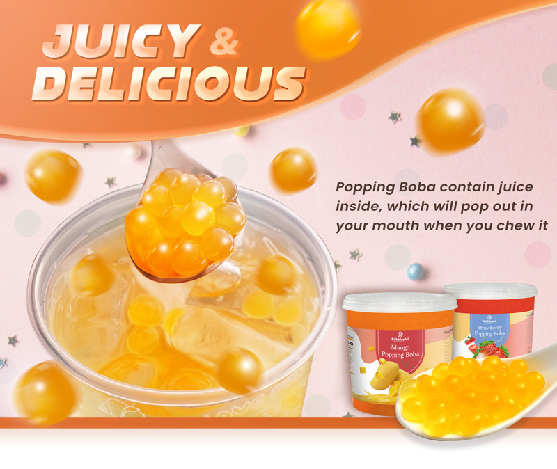 Grapefruit Popping Boba