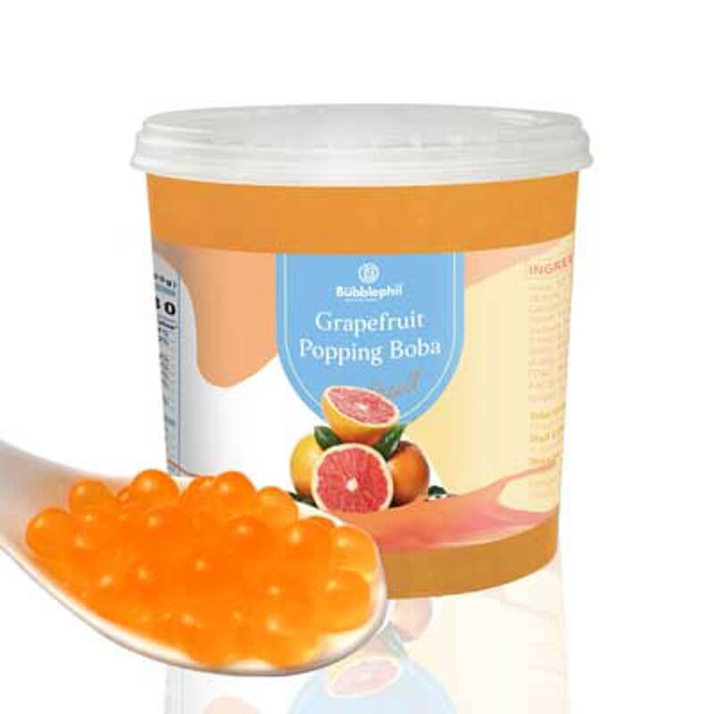Grapefruit Popping Boba