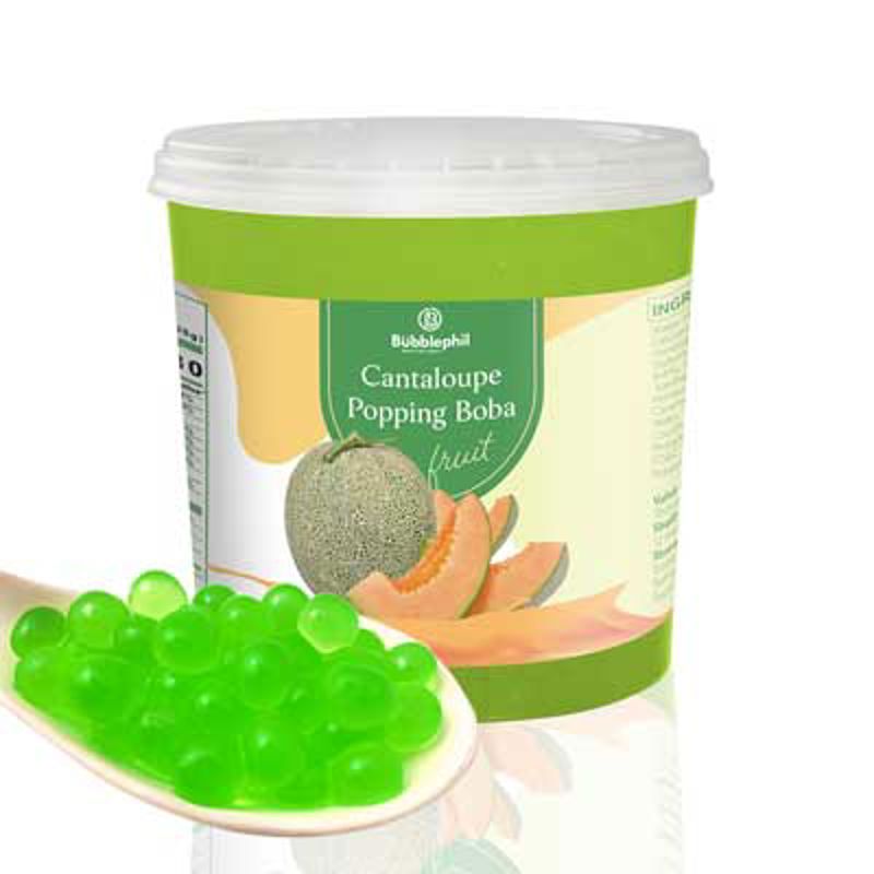 Cantaloupe Popping Boba